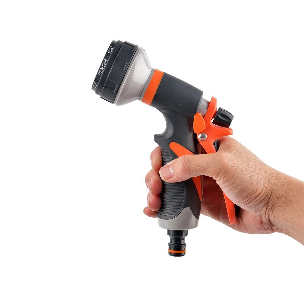 

Watering Gun Garden Nozzle Hose Adjustable Nozzle Lawn Hose Multifunction Garden High Pressure Sprayer