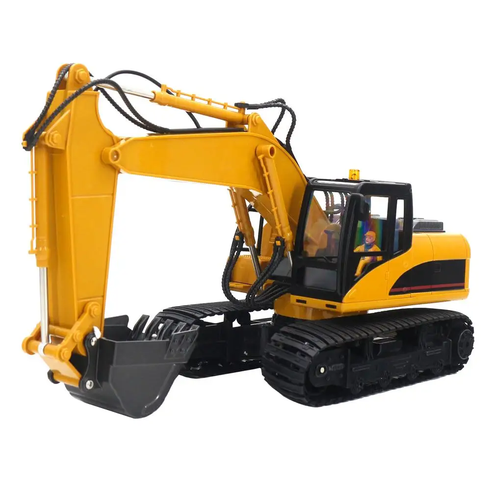 

Huina 1535-1 Electric Excavator With Gripper Bit Remote Control Engineering Vehicle Model For Gifts Collection