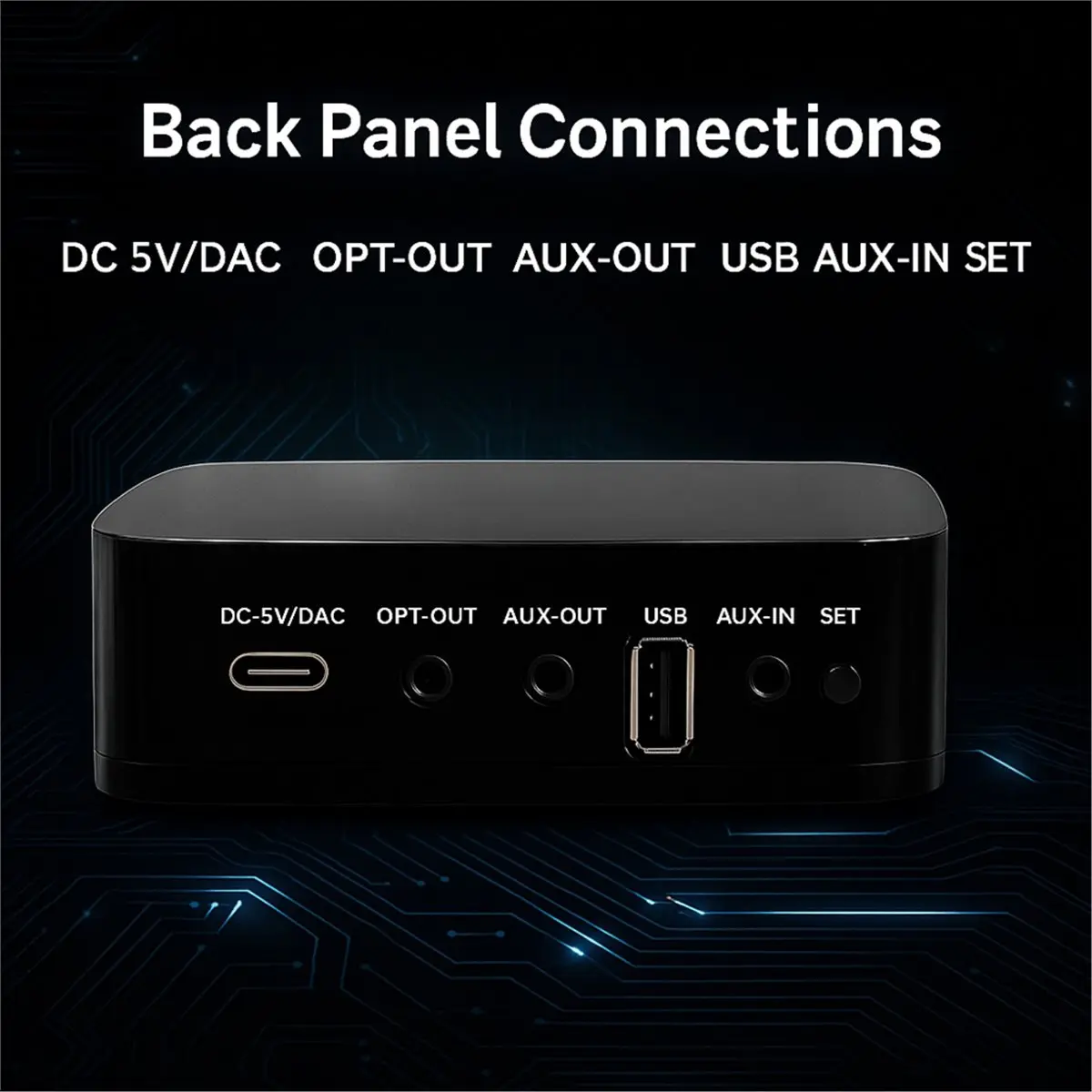 Фото Беспроводной Wi-Fi музыкальный аудиоприемник DTC5 Audiocast Ieast PPlay R10 DLNA для Airplay, аудиоадаптер для воспроизведения м №5