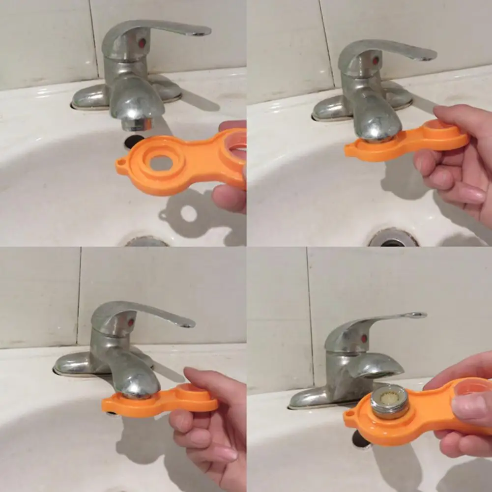 

1Pcs Water Outlet Universal Wrench Faucet Bubbler Wrench Disassembly Tool Four Sides Available For M20, M22, M24, M28 G4D9