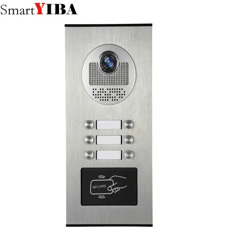 Tuya Wi-Fi видеодомофоны для здания Rfid 2/3/4 единицы дверной звонок камера видео