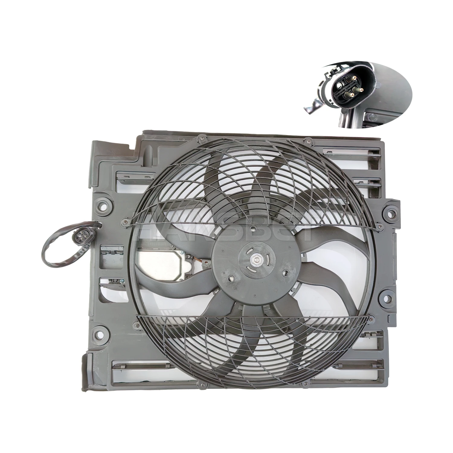 Вентилятор охлаждения радиатора в сборе для BMW 525i 528i 528iT 530i 540i M5 E39 1995-2003 3.0L 64546921395