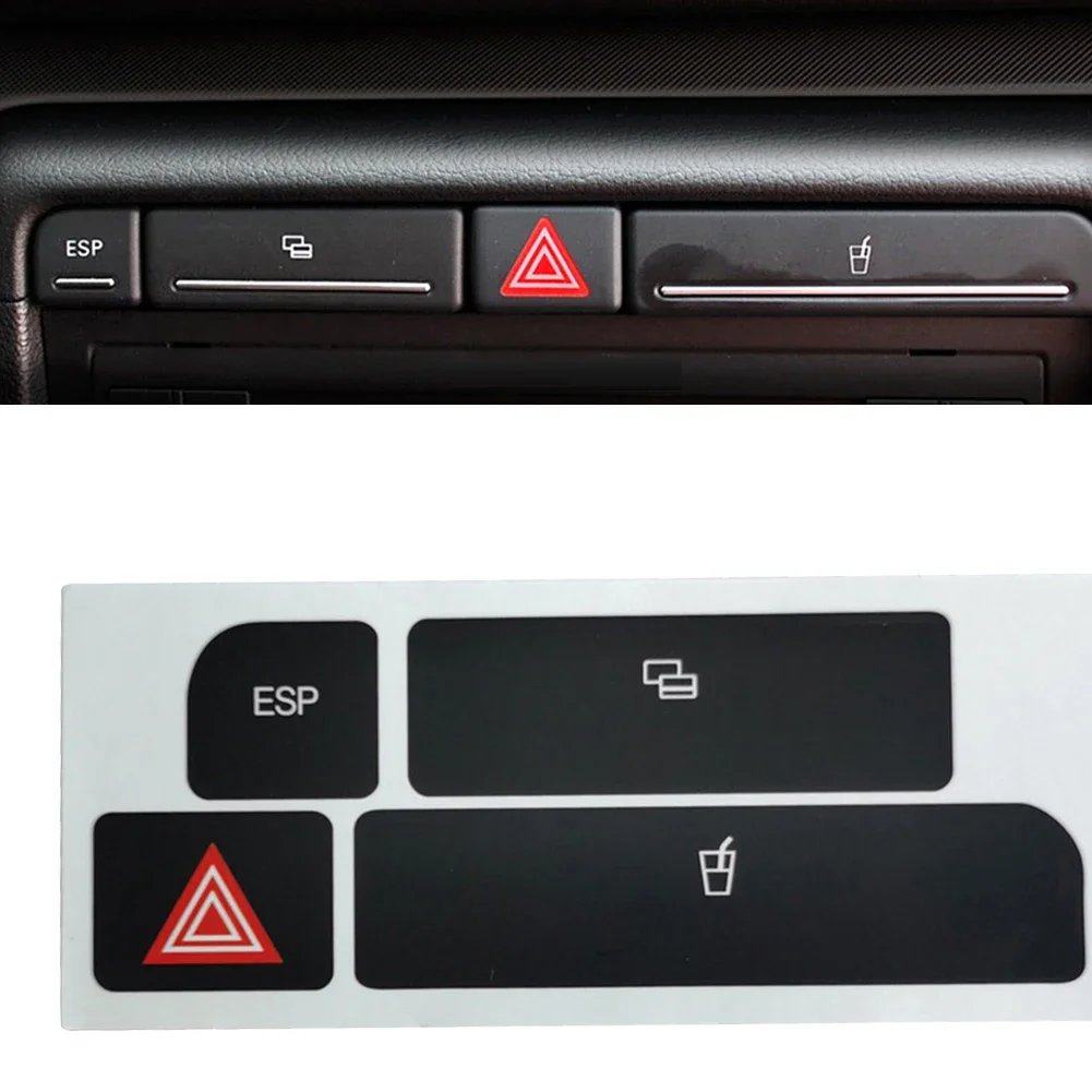 

Для Audi A4 2004-2006 аварийный/двойной мигающий элемент, держатель, наклейка для ремонта кнопки, кнопка переключения автомобильной вспышки, крышка