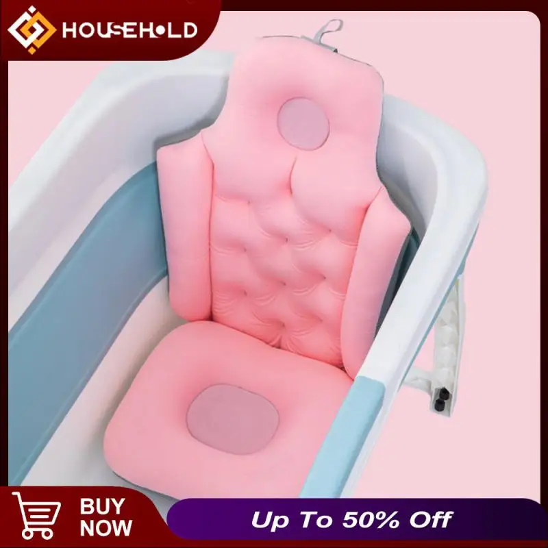 

Quick Dry Full Body Mat Suspension Soft Bathtub Tub Rest Pillow Anti-slip Comfort Cushion Bath Seat Support Mat Ergonomic Adult