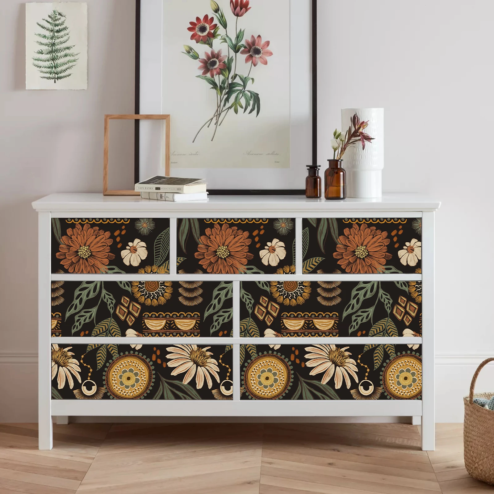 

Боге́мские цветочные виниловые обои