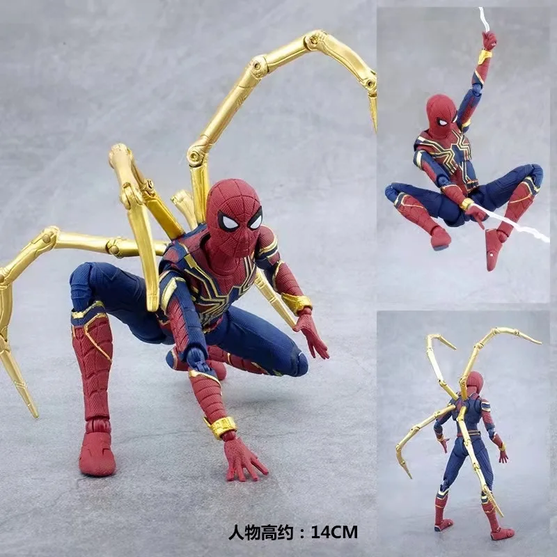 

Disney Iron Spiderman animel figure doll model toy Spider-Man action figures plastic Toy set for Child brithday christmas gift