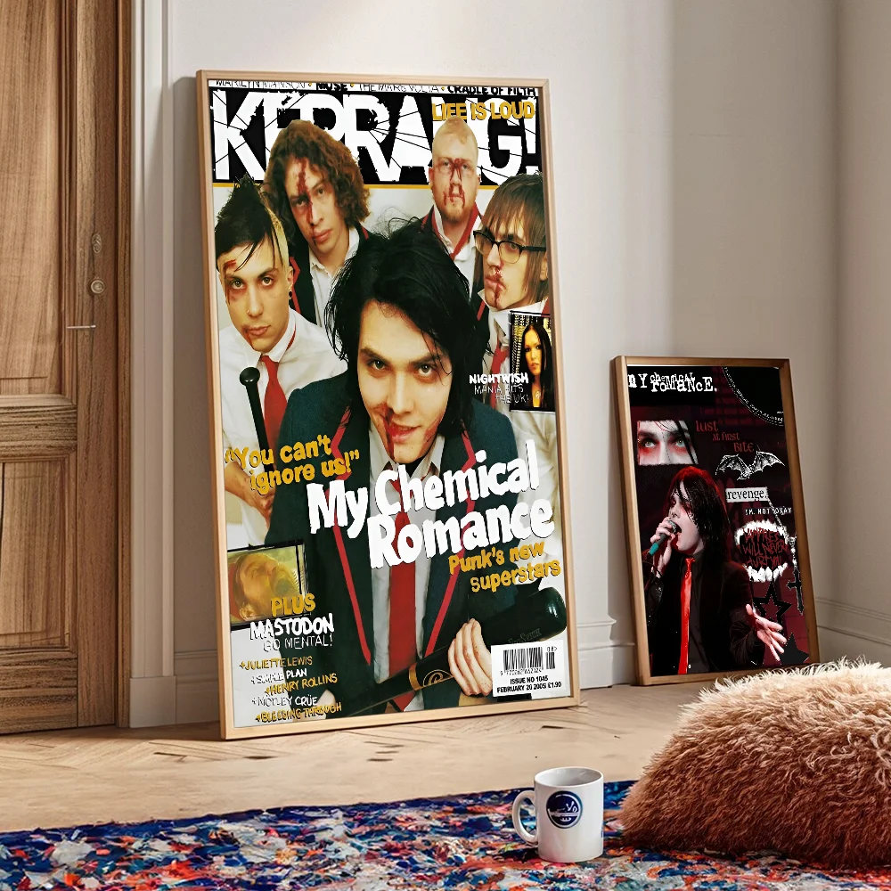 Плакат My C-Chemical R-Romance Band винтажный стиль