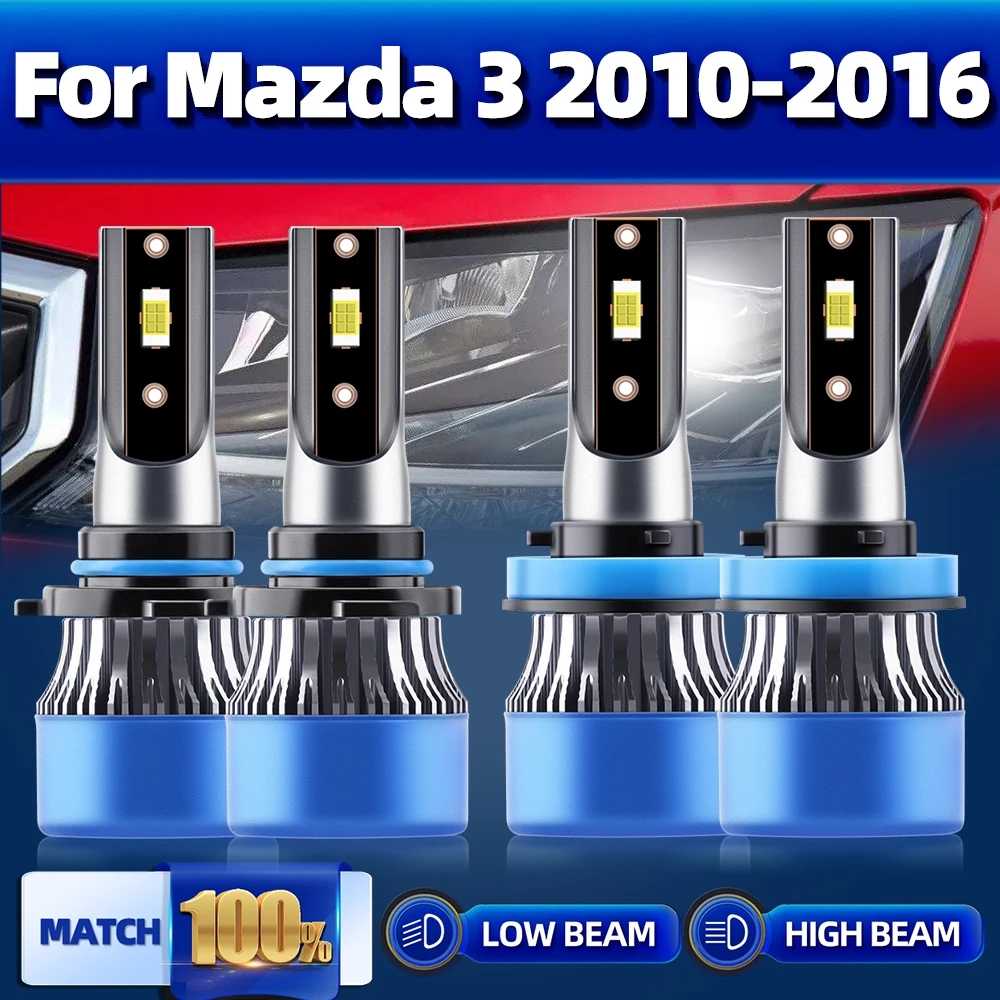 

H11 9005 HB3 Canbus LED Car Headlight Bulbs 120W 20000LM Auto Headlamp Car Light For Mazda 3 2010 2011 2012 2013 2014 2015 2016