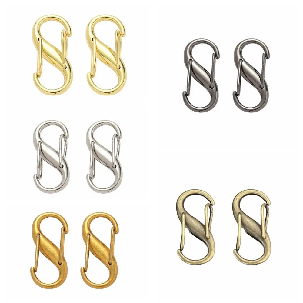 

Hook Shortening S Type Shape Clasp Bag Extension Buckle Alloy Chain Length Adjusting Buckle Hardware Accessory Gold