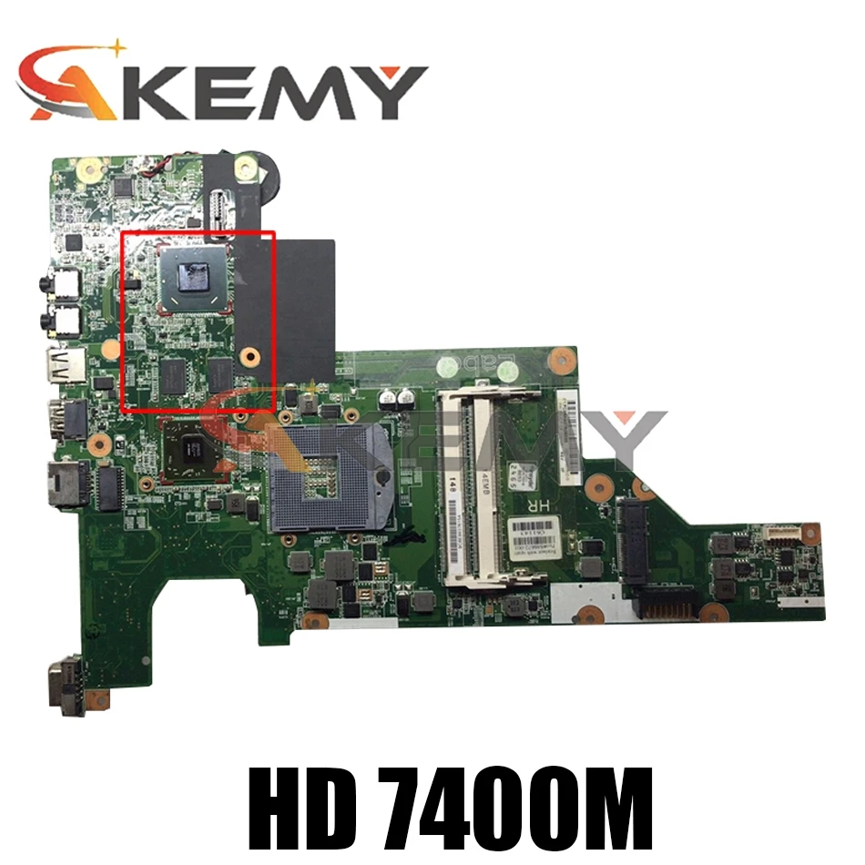 

Akemy 646670-001 646672-001 для HP CQ43 431 631 материнская плата для ноутбука HM65 HD 7400 M видеокарта протестирована ок Быстрая доставка