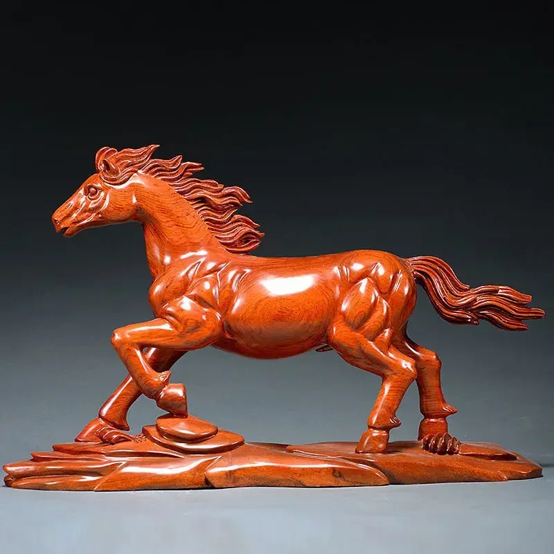 

Деревянная статуэтка лошадь Зодиака