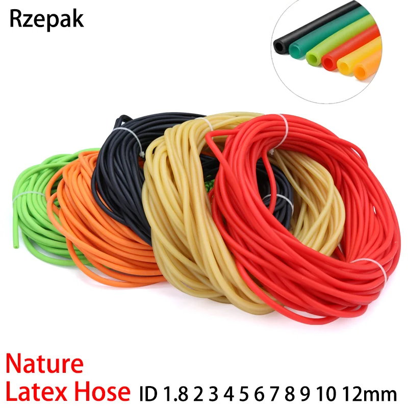 głosem 1/3/5M ID 1 8 2 3 4 5 6 9 10 12 18 mm Węże z naturalnej gumy lateksowej o wysokiej sprężystości Elastyczna chirurgiczna rurka medyczna