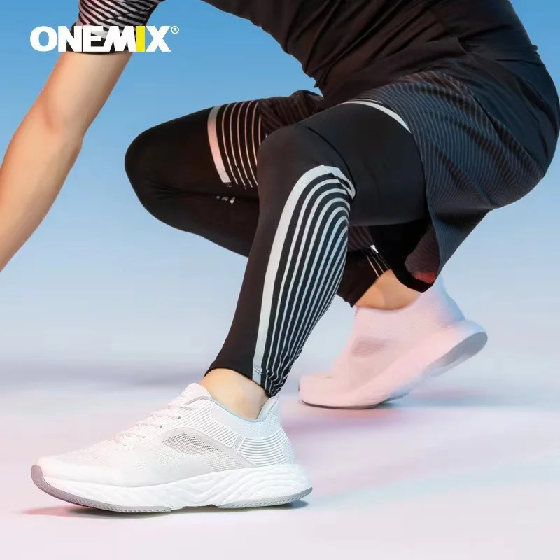 Onemix 2021 Sneakers Men Energy Running Shoes High-Tech Jacquard Vamp Super Light Rebound-58 Outsole zapatillas de deporte
