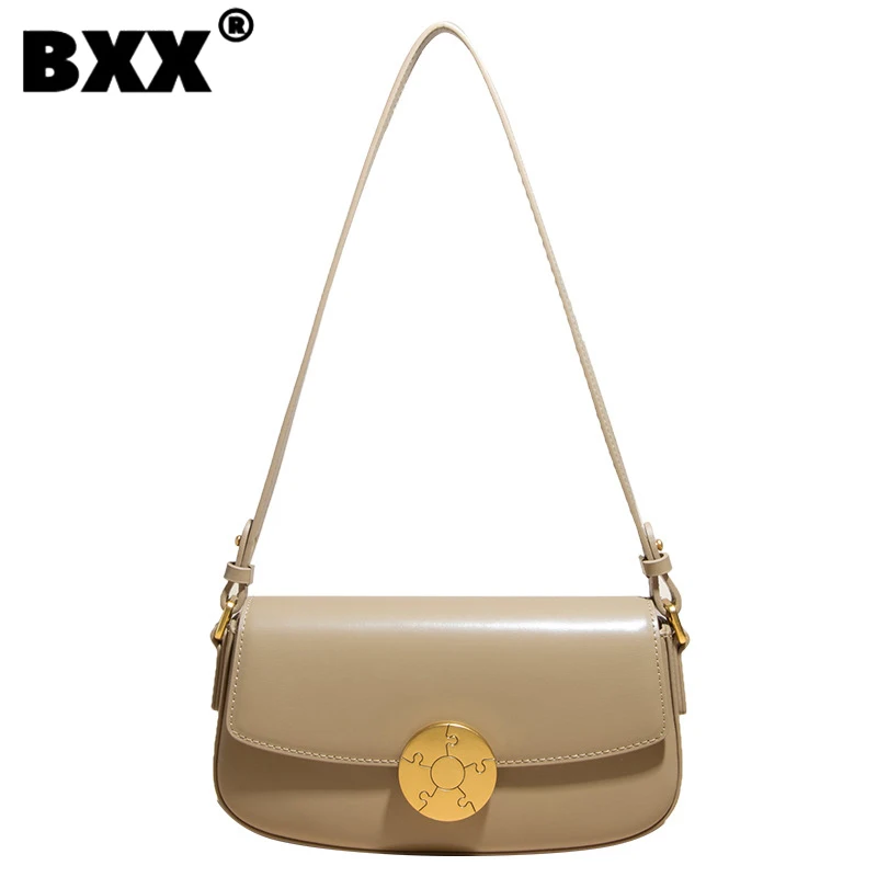 

[BXX] модная Роскошная Высококачественная винтажная сумка из воловьей кожи под руку универсальная элегантная Темпераментная Женская сумка на плечо 8CY584