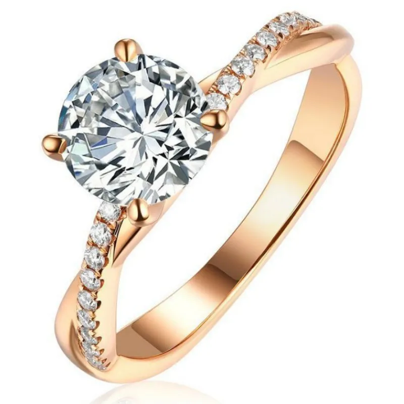 

Модные женские кольца, инкрустированные кристаллами, прекрасные обручальные свадебные браслеты для невесты, подарки на день святого Валентина для девочек, аксессуары