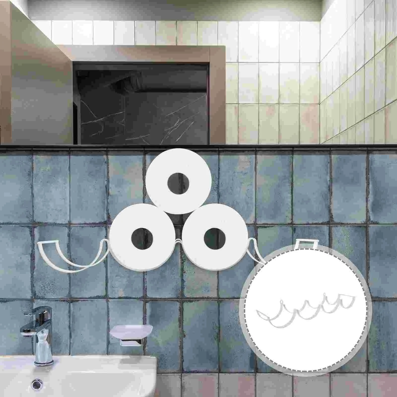 

Home Decor Paper Towel Holder Wall Mounted Kitchen Supply Dispenser Tissue Rack Iron Toilet