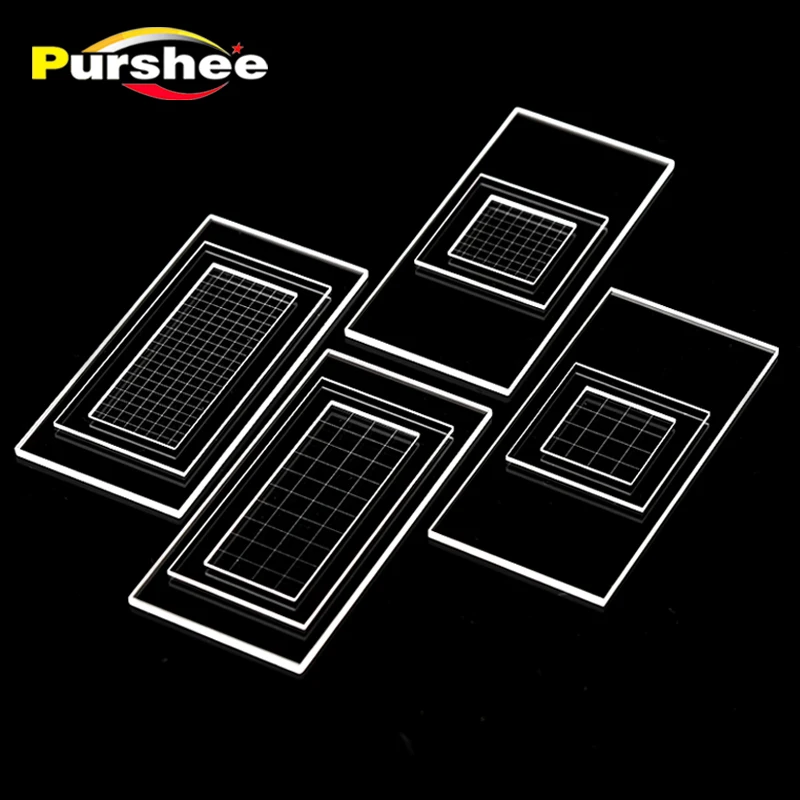 Планктонное счетное стекло слайд 0.04ml0.1ml1ml Ascaris количество яиц