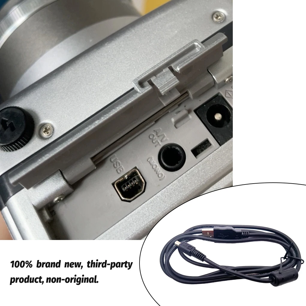 

CB-USB1 4pin USB Data Cable Dustproof D-shaped Port Camera Data Line Charging Wire SLR Camera Charger Cables Easy Installment