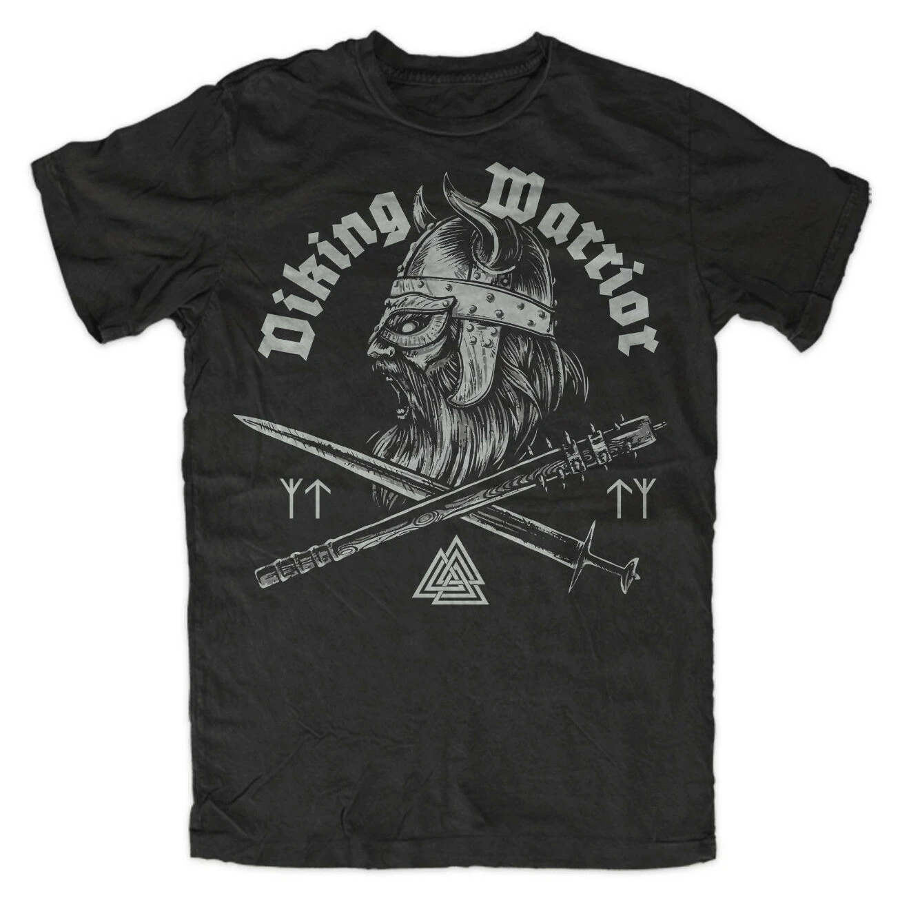 

Viking Warrior Premium T-Shirt 100% Cotton Short Sleeve O-Neck Mens Casual T Shirt New S-3XL