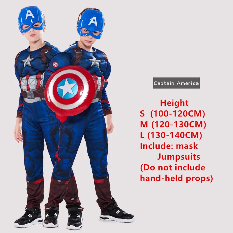 Костюм супергероя Капитан Америка Супермен Бэтмен Халк Железный человек Тор