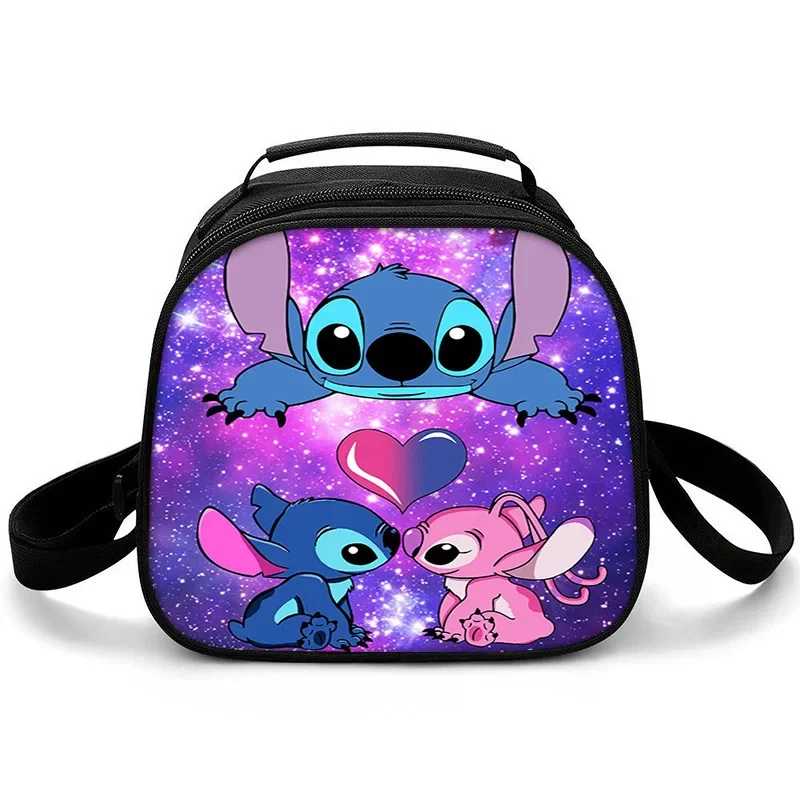 

MINISO Disney New Stitch Lunch Bag Lunch Box Bag Insulated Bag Student Aluminum Foil Insulated Meal Bag Christmas Gift