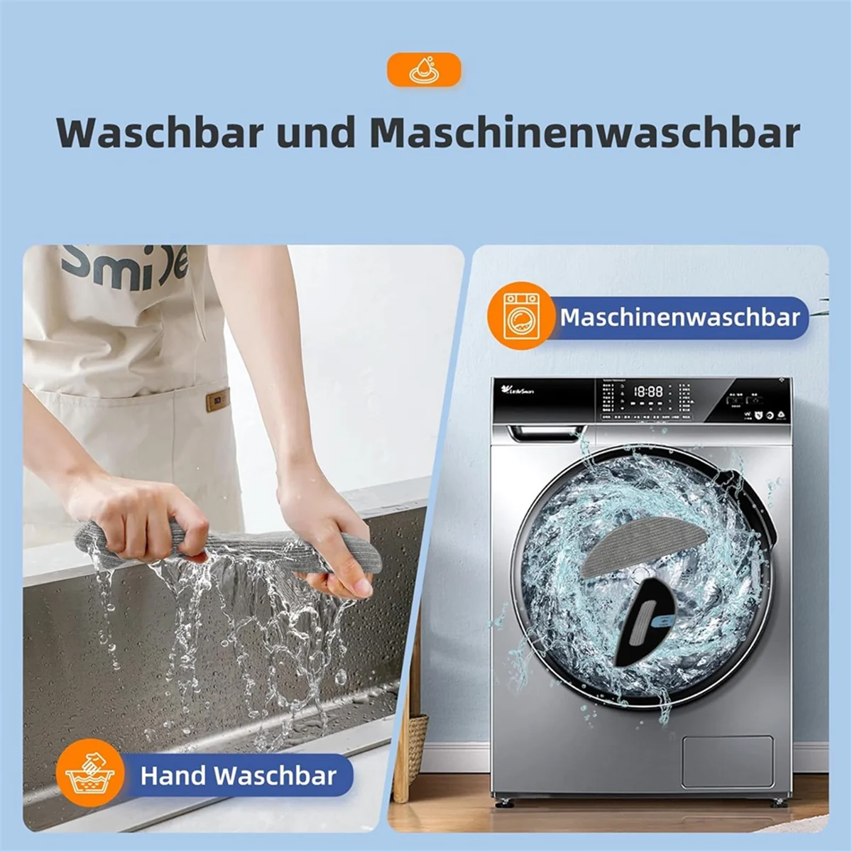 Моющиеся швабры для iRobot Roomba I8 + / Combo J5 I5 Autom