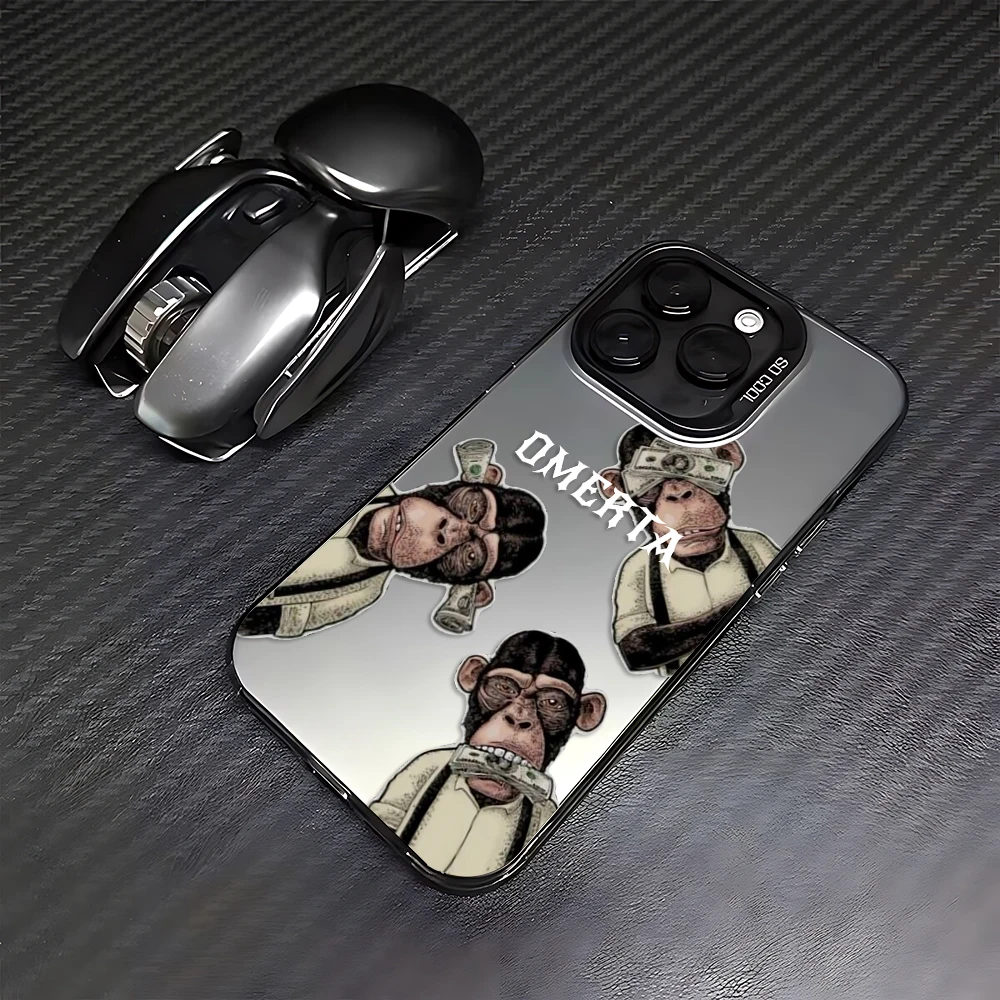 Фото Модный чехол Omerta для iPhone 17, 16e, 16, 15, 14, 13, 12, 11 mini, Pro Max, X, XR, XS MAX, 8, 7, Air Plus – матовая задняя крышка с защитой от падений №2