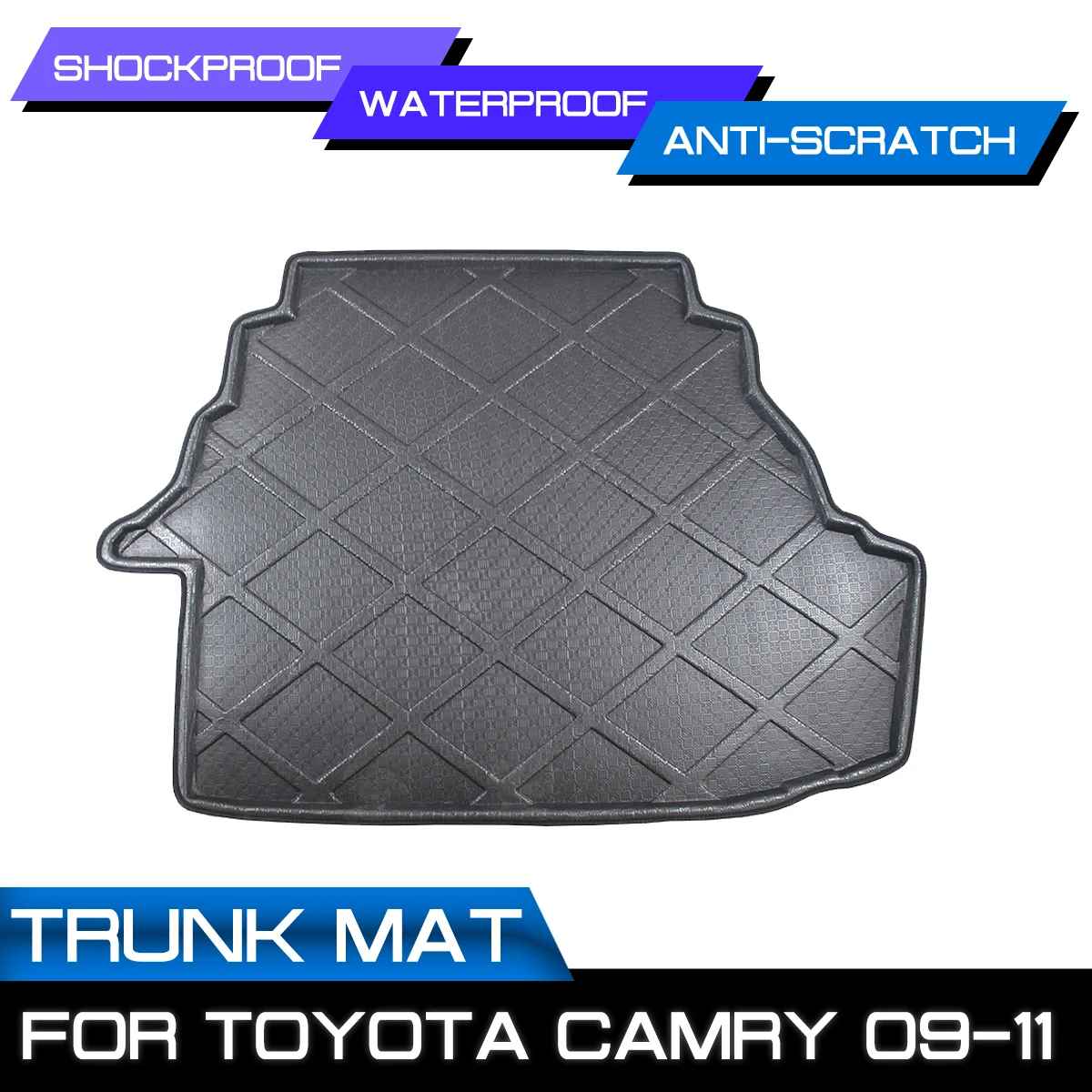 

Car Rear Trunk Boot Mat Waterproof Floor Mats Carpet Anti Mud Tray Cargo Liner For Toyota Camry 2009 2010 2011