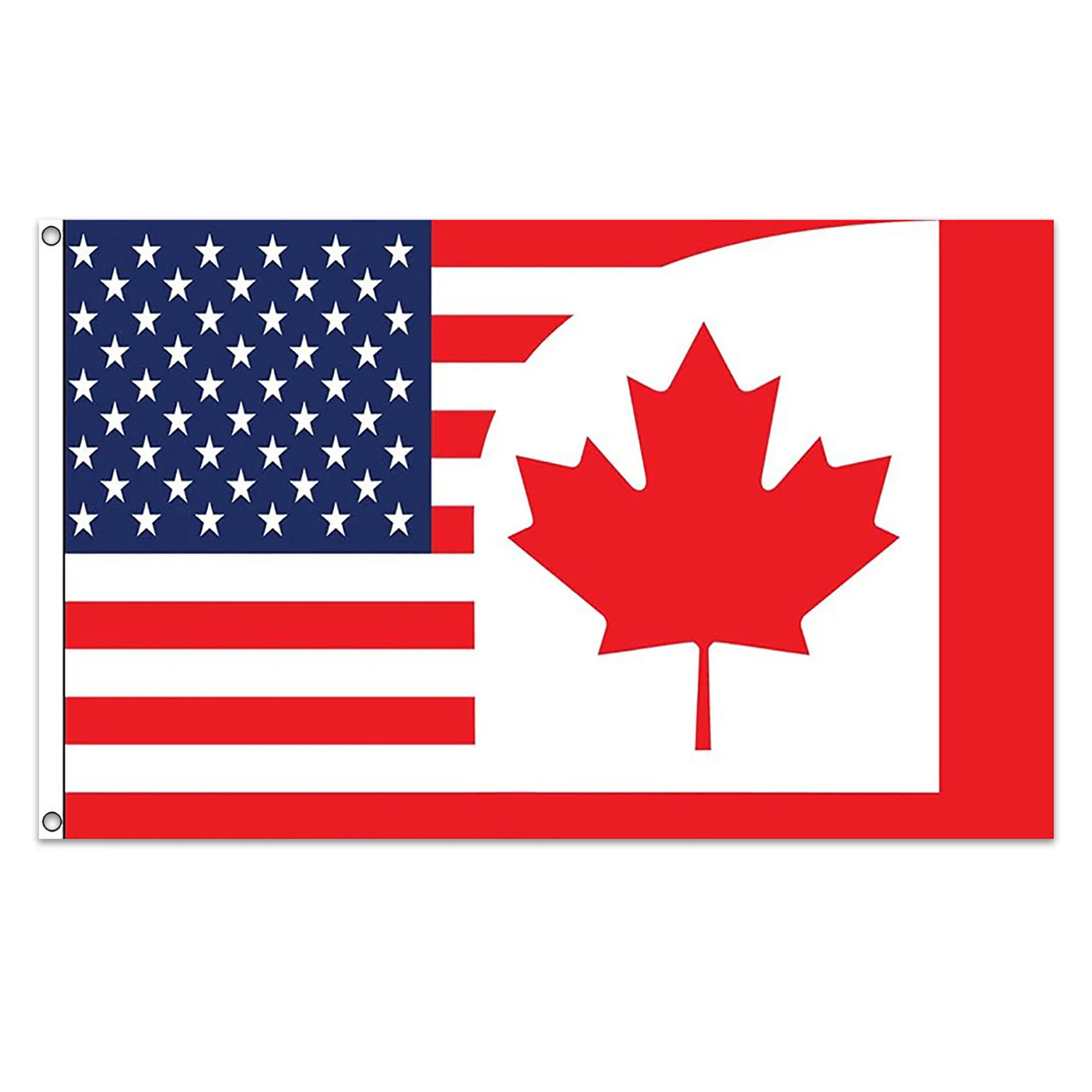 

American Flag Canada Flag Friendship Flag Banner America Bunting Banner US Canada Flags Banners 3x5 Ft Decoration Refueling Flag