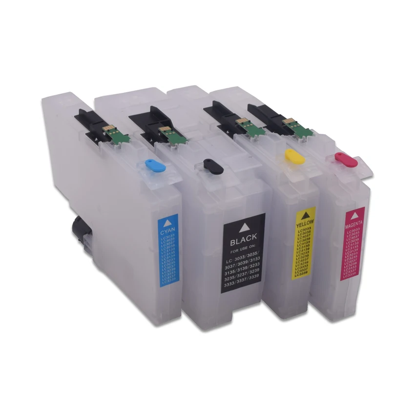 

LC3033 LC3035 Refillable Ink Cartridge with Chip for Brother MFC-J995DW J995 Printer