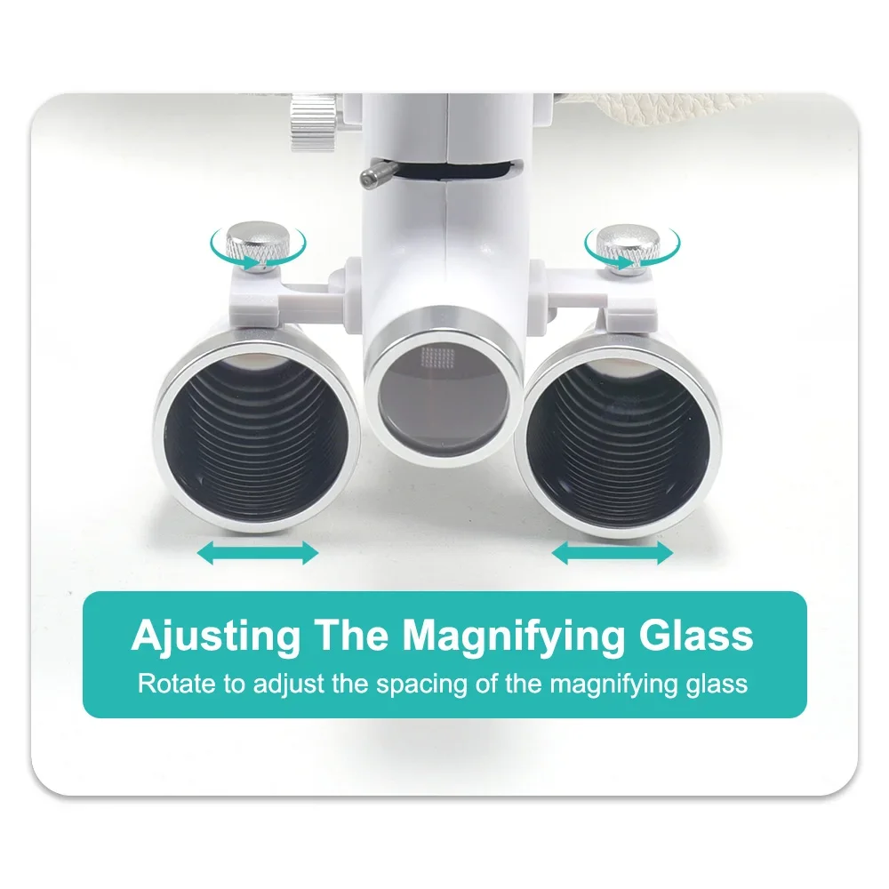XYSZ 2 5x/3 5x стоматологическая бинокулярная лупа с фокусирующей фарой 5 Вт