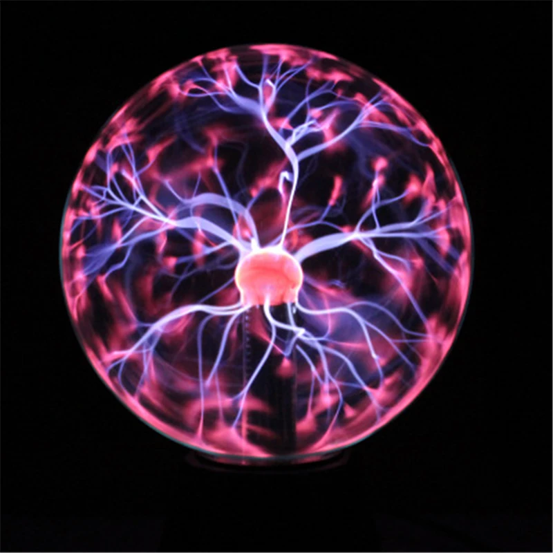 

3.5/4/5/6/8 Inche Plasma Ball Magic Moon Lamp USB Electrostatic Sphere Night Light Bulb Voice Control Novelty Project Home Decor