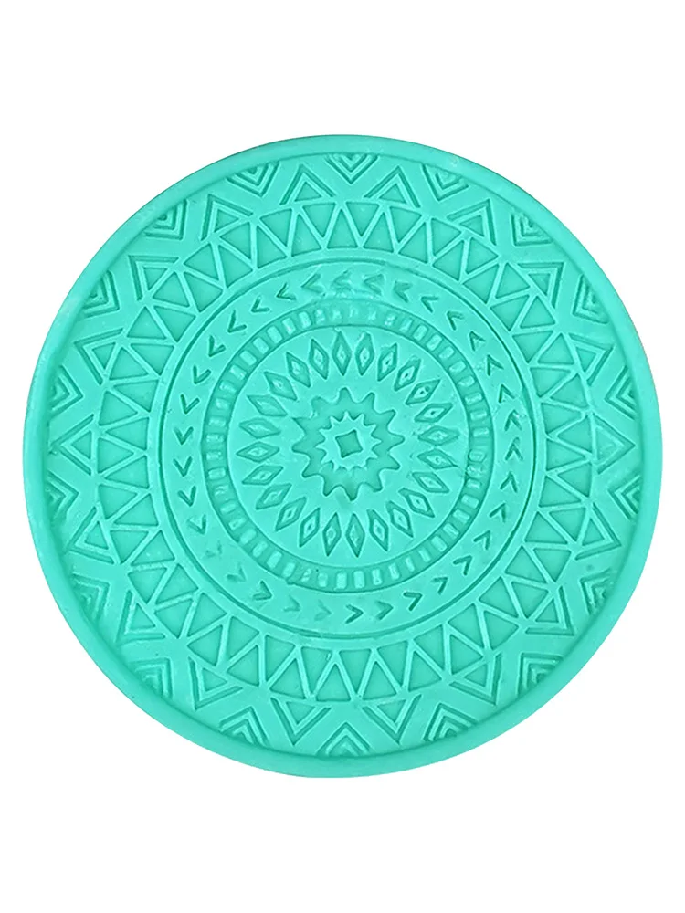 

Silicone Round Coaster Mold Safe Easy to Demould DIY Mug Mat Mold