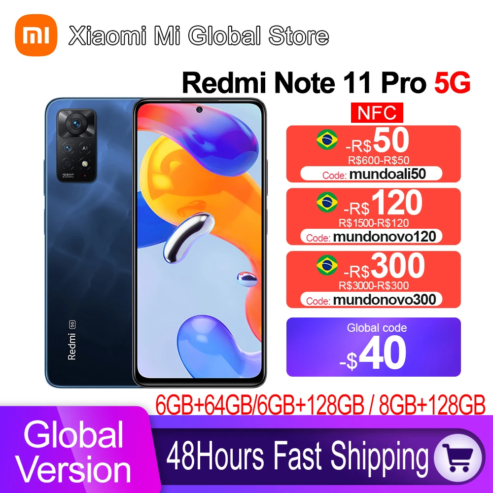 Tanie Globalna Wersja Xiaomi Redmi Note 11 Pro 5G 6GB/128GB Smartphone Octa Core Snapdragon 695108MP Kamera 67W Turbo ładowanie 5000mAh Cena Globalna Wersja Xiaomi Redmi Note 11 Pro 5G 6GB/128GB Smartphone Octa Core Snapdragon 695108MP Kamera 67W Turbo ładowanie 5000mAh