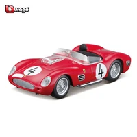 bburago 143 ferrari 250 testa rossa 1959 classic 24 heures du mans luxury racing die cast car model toy collection gift
