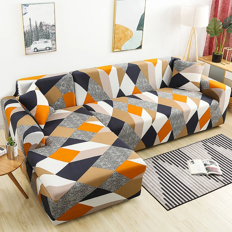 

Strip Pattern Stretch Elastic Sofa Covers for Living Room Needs Order Sofa Set If Is Chaise Longue Corner Couch Cover funda sofa