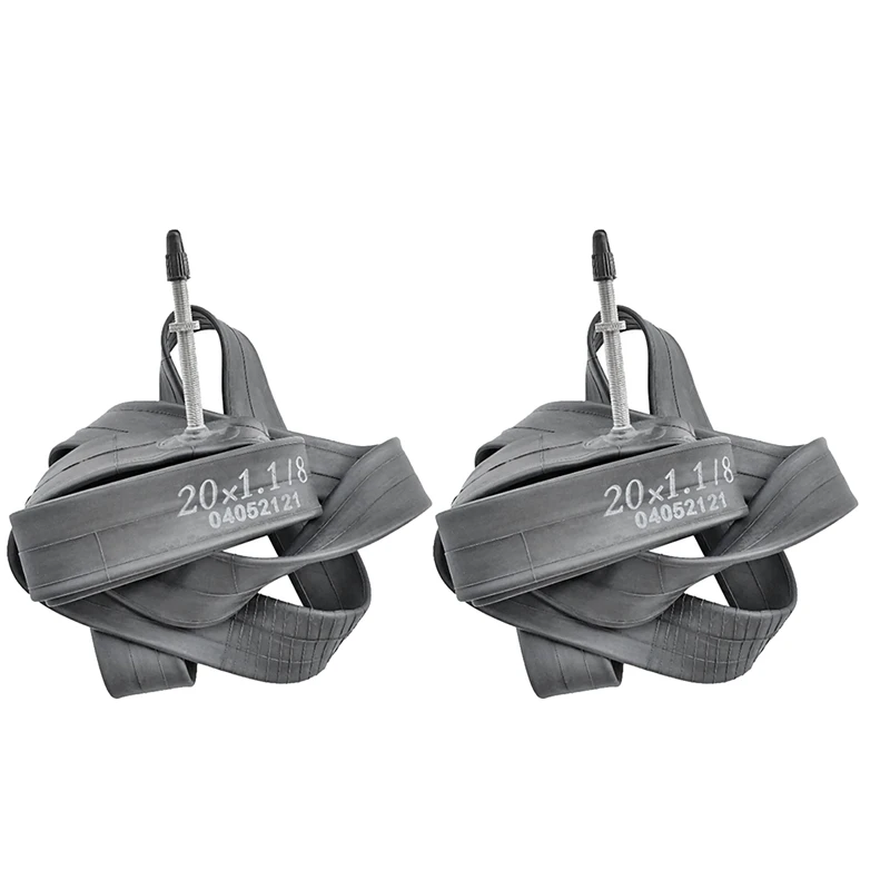 

2 шт./упаковка, внутренняя трубка для велосипедных шин, 20 Х1-1/8 дюймов