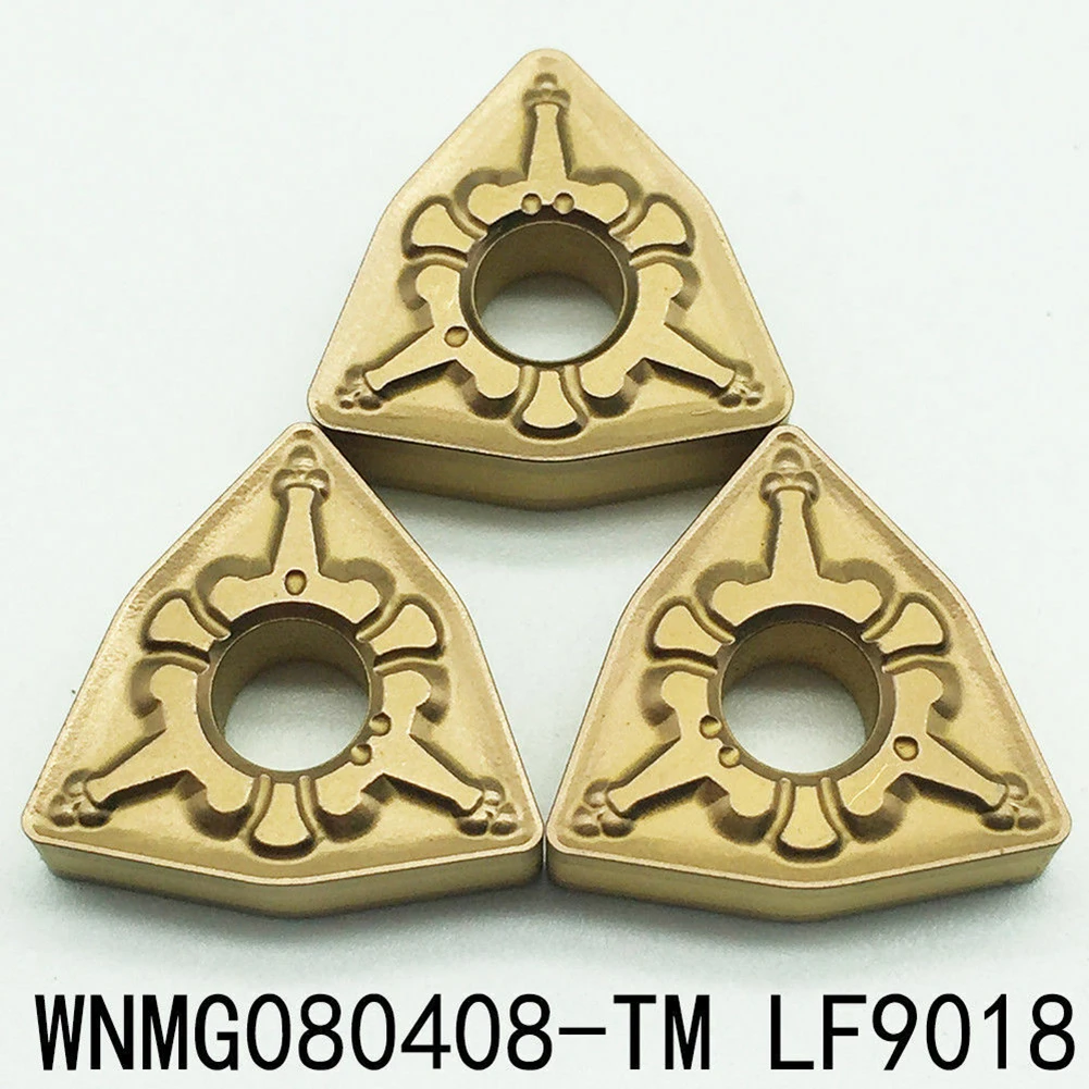 

10Pcs WNMG080408-TM LF9018 WNMG432 CNC Turning Carbide Inserts For Steel Carbide Insert For Semi-fining Turning Tool