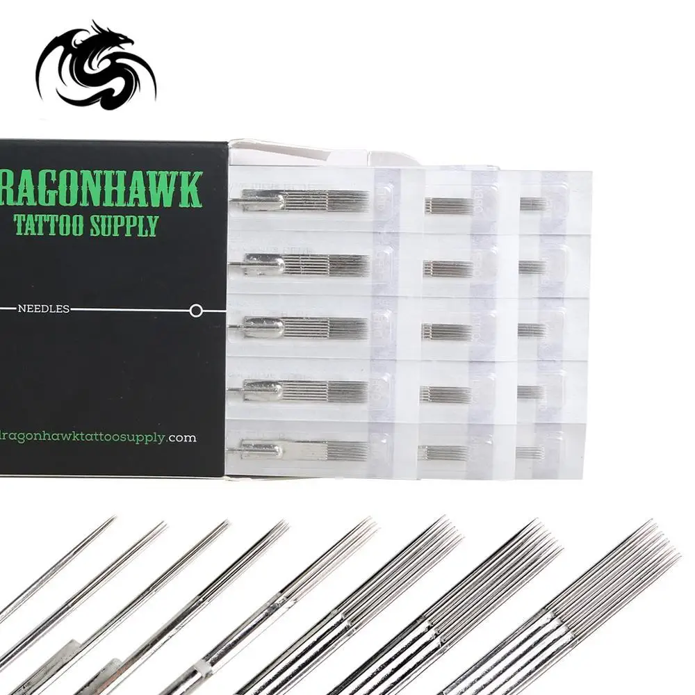

Disposable Sterilized Silver Series RL Tattoo Needles 50PCS Round Liner Tattoo Supplies