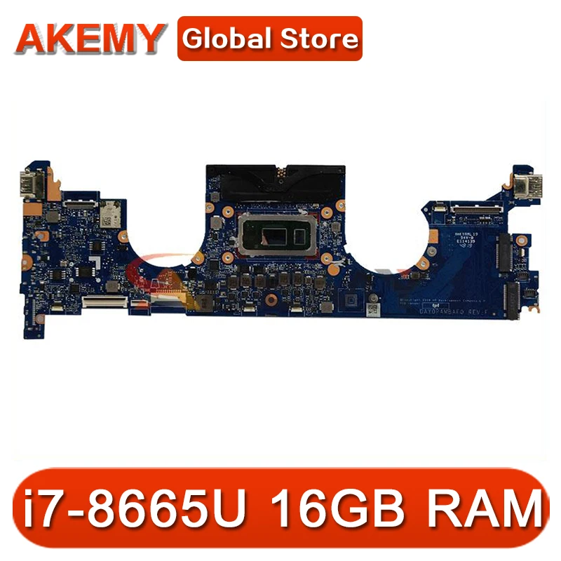 

DAY0PAMBAF0 Y0PA For HP EliteBook x360 1030 G4 Laptop NoteBook PC Motherboard L70769-601 L70769-001 with i7-8665U CPU 16GB RAM