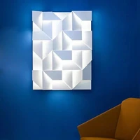 DIY Modern Art 3D Wall Shadow Lamp Personality Nordic Wall Light For Stairs Corridor Aisle Bedside Living Room Decorative Sconce