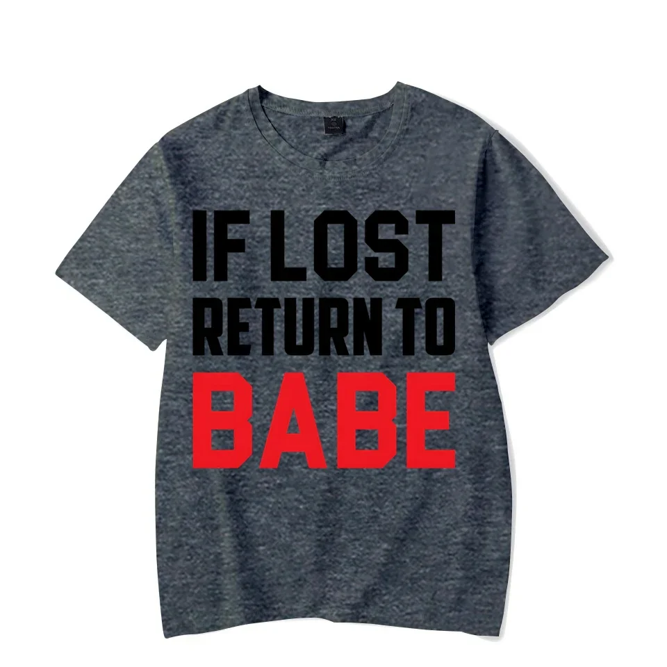 Футболка IF LOST RETURN TO BABE I AM Одинаковая парная рубашка Мужская женская одинаковая