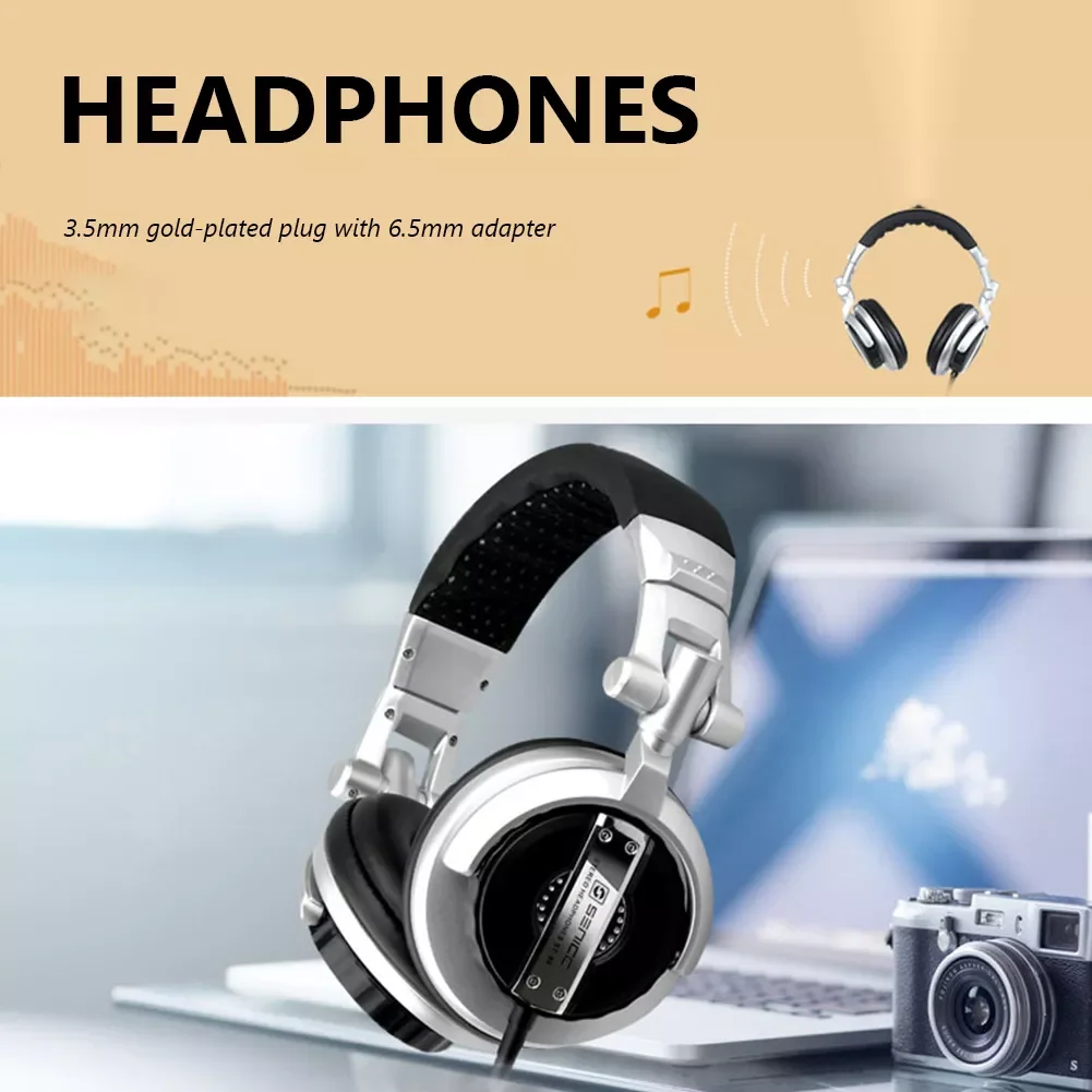 Новинка наушники для профессионального диджея Проводная игровая