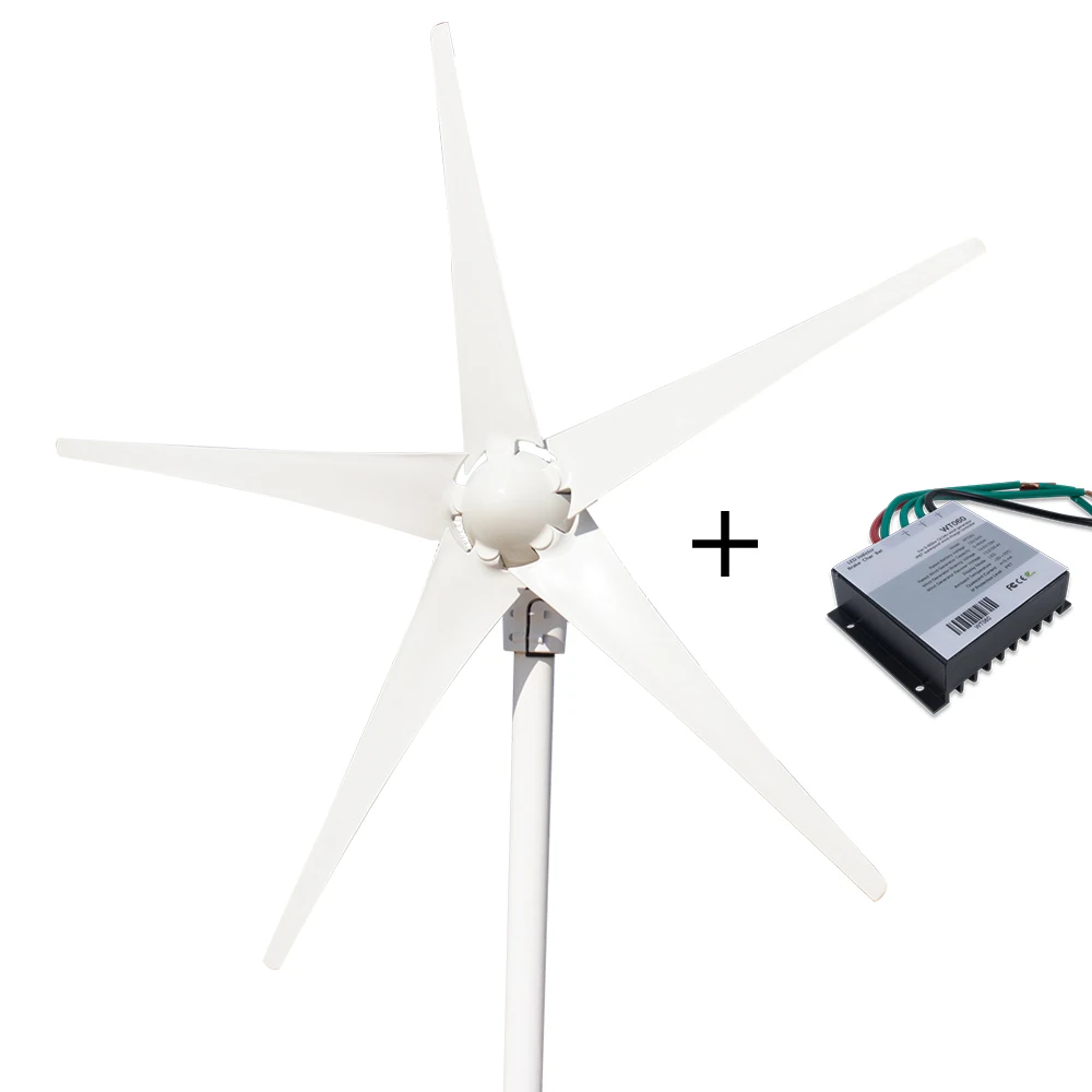 

400W DC 12V 24V Start2.5m/s 5 Blades Wind Turbine Generator Windturbine Mini Small Home Windmill with Free Controller