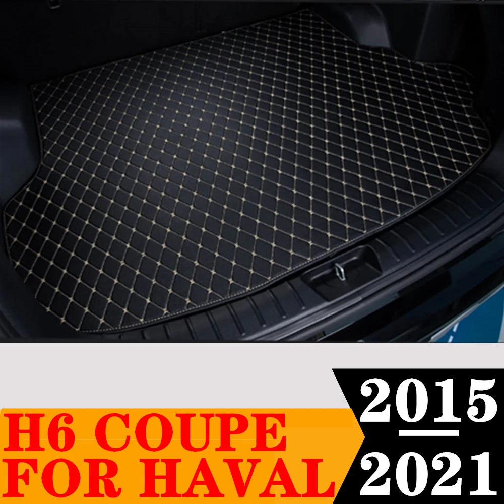 

Sinjayer, автомобильная подкладка для багажника любой погоды, коврик для багажника, коврик с плоской боковой подкладкой для багажника Haval H6 Coupe 2015 16-2021