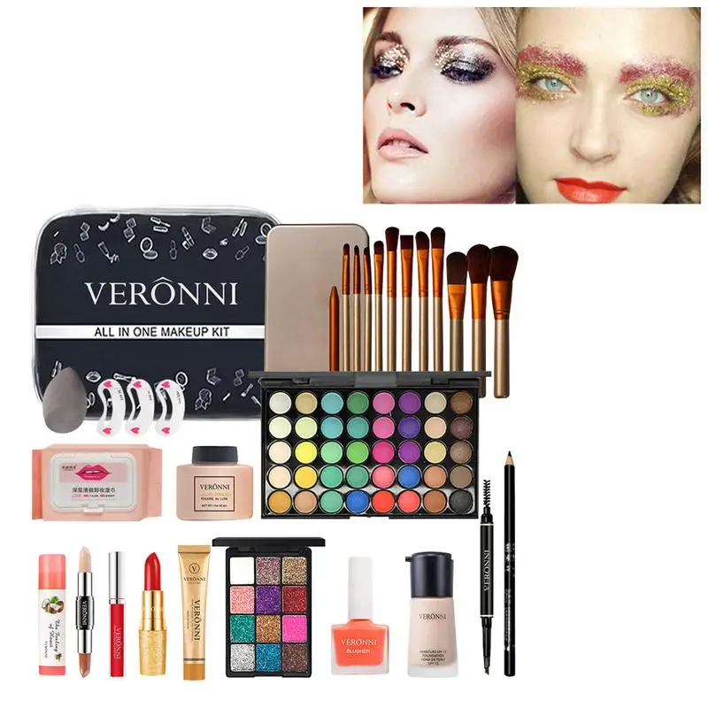 

Makeup Kit All-in-one Makeup Gift Set Professional Makeup Sets Cosmetics Kit Include Brushes Foundation And Concealer Eyeshadow