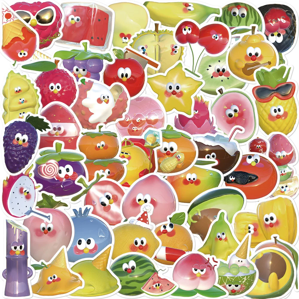 

50 PCS Original cartoon fruit family graffiti Sticker to DIY Laptop Motorcycle Luggage Snowboard Car