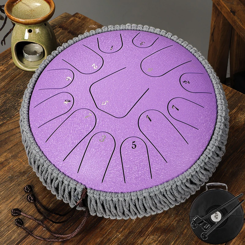 

Профессиональный глюкофоновый стальной барабан hlру 12 дюймов 13 заметок тональный Ключ C ВОЛШЕБНЫЙ БАРАБАН Handpan перкуссионный музыкальный инструмент