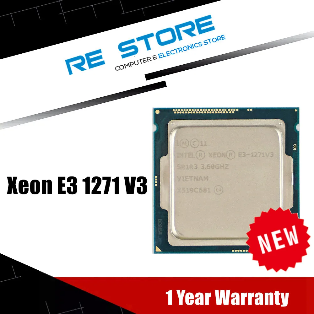 

Новый процессор Intel Xeon E3 1271 V3 E3 1271V3 3,6 ГГц четырехъядерный восьмипоточный ЦПУ L2 = 1M L3 = 8M 80 Вт LGA 1150
