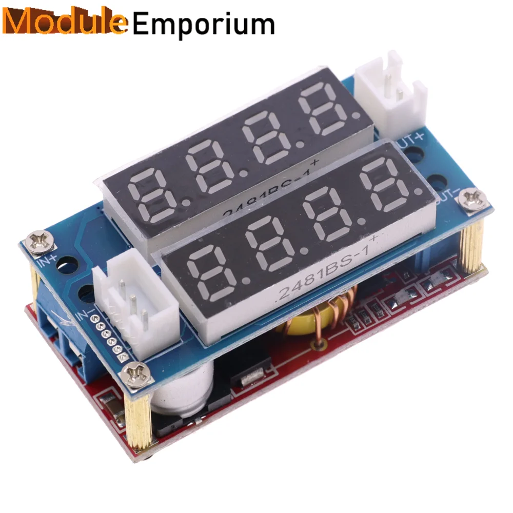 

2-в-1 XL4015 5A 75 Вт Регулируемая мощность CC/CV понижающий зарядный модуль фонарик Вольтметр Амперметр постоянного тока Напряжение